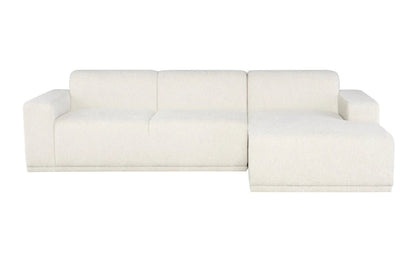 ‘Leo’ Sectional Sofa, Right (Coconut) - EcoLuxe Furnishings