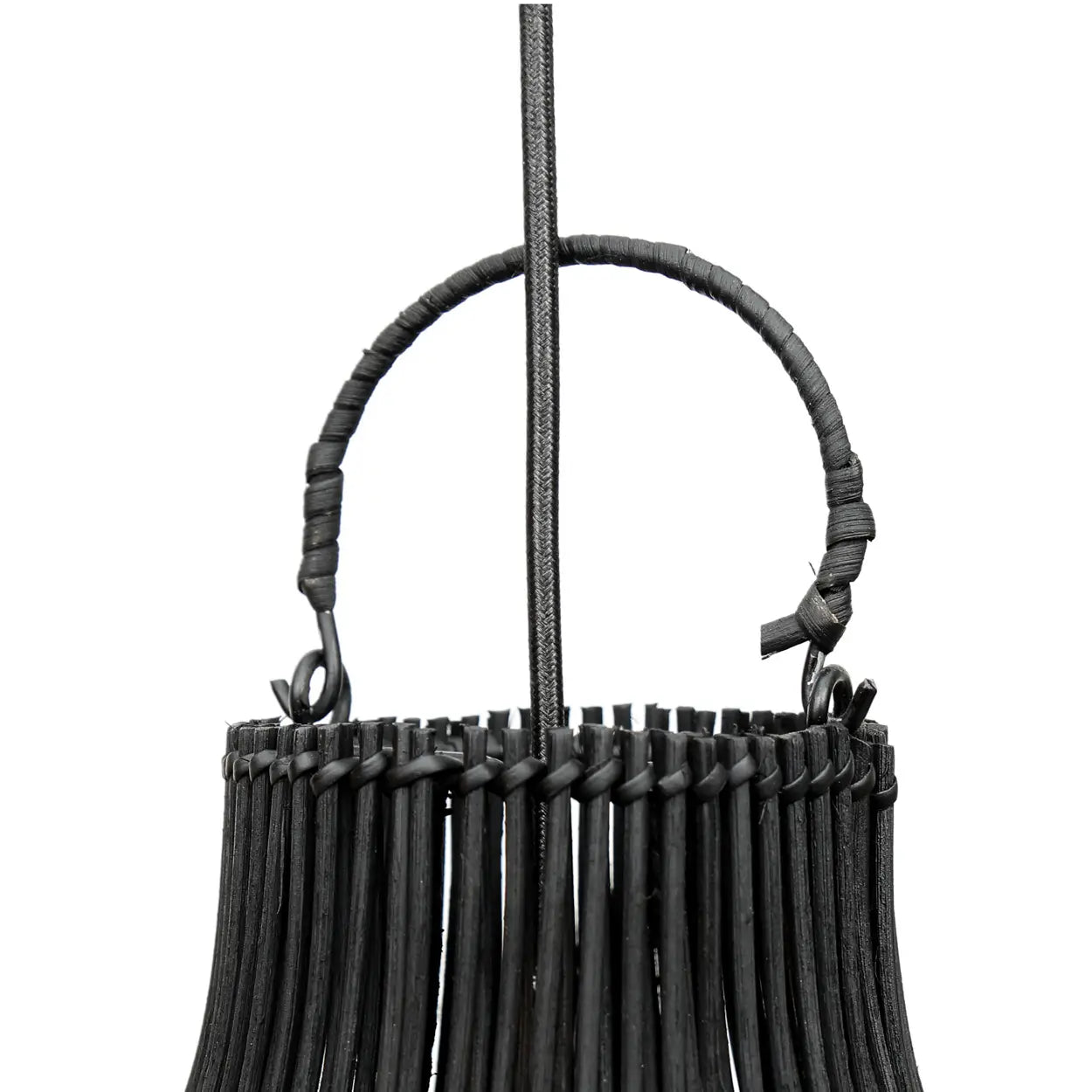 ‘Lobster Trap’ Pendant, Large (Black) - EcoLuxe Furnishings
