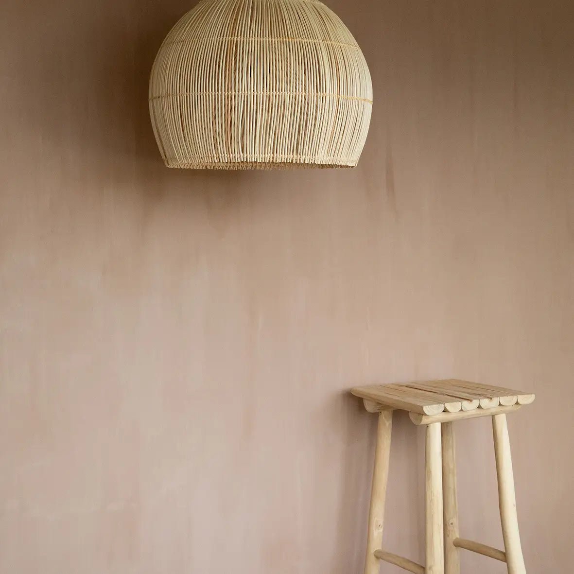 ‘Lobster Trap’ Pendant, Large (Natural) - EcoLuxe Furnishings