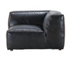 ‘Luxe’ Corner Chair (Black) - EcoLuxe Furnishings