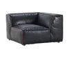 ‘Luxe’ Corner Chair (Black) - EcoLuxe Furnishings