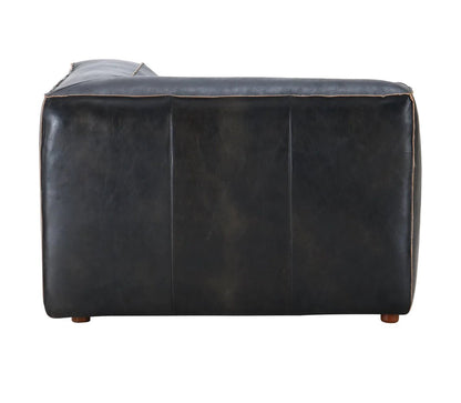 ‘Luxe’ Corner Chair (Black) - EcoLuxe Furnishings