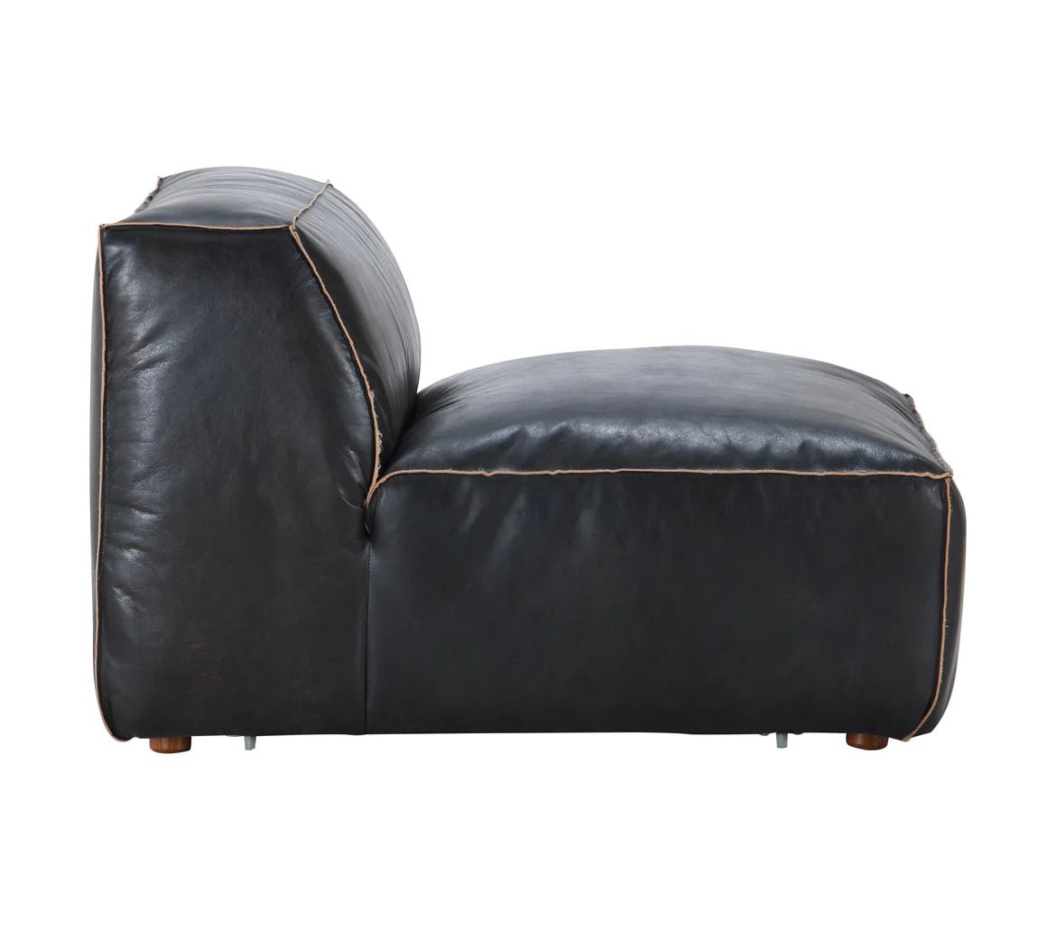 ‘Luxe’ Slipper Chair (Black) - EcoLuxe Furnishings