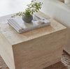 ‘Mala’ Travertine Side Table - EcoLuxe Furnishings