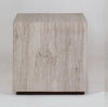 ‘Mala’ Travertine Side Table - EcoLuxe Furnishings