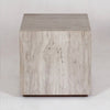 ‘Mala’ Travertine Side Table - EcoLuxe Furnishings