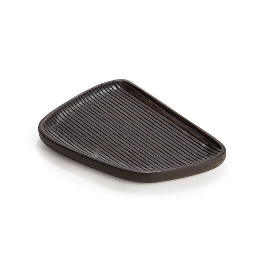 Mango Wood Brunet Platter, Small (Brown) - EcoLuxe Furnishings