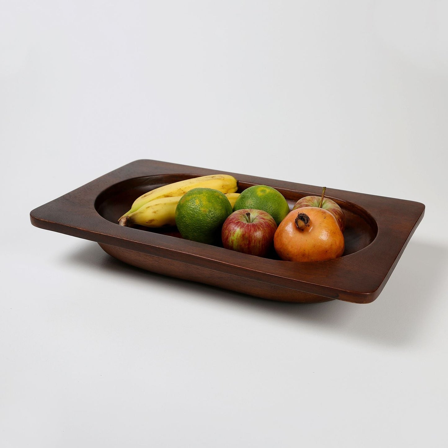 Mango Wood Rectangular Sinking Bowl (Natural) - EcoLuxe Furnishings