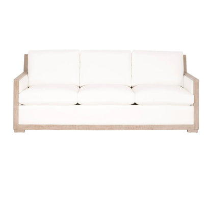 ‘Manhattan’ 85" Wood Trim Sofa - EcoLuxe Furnishings