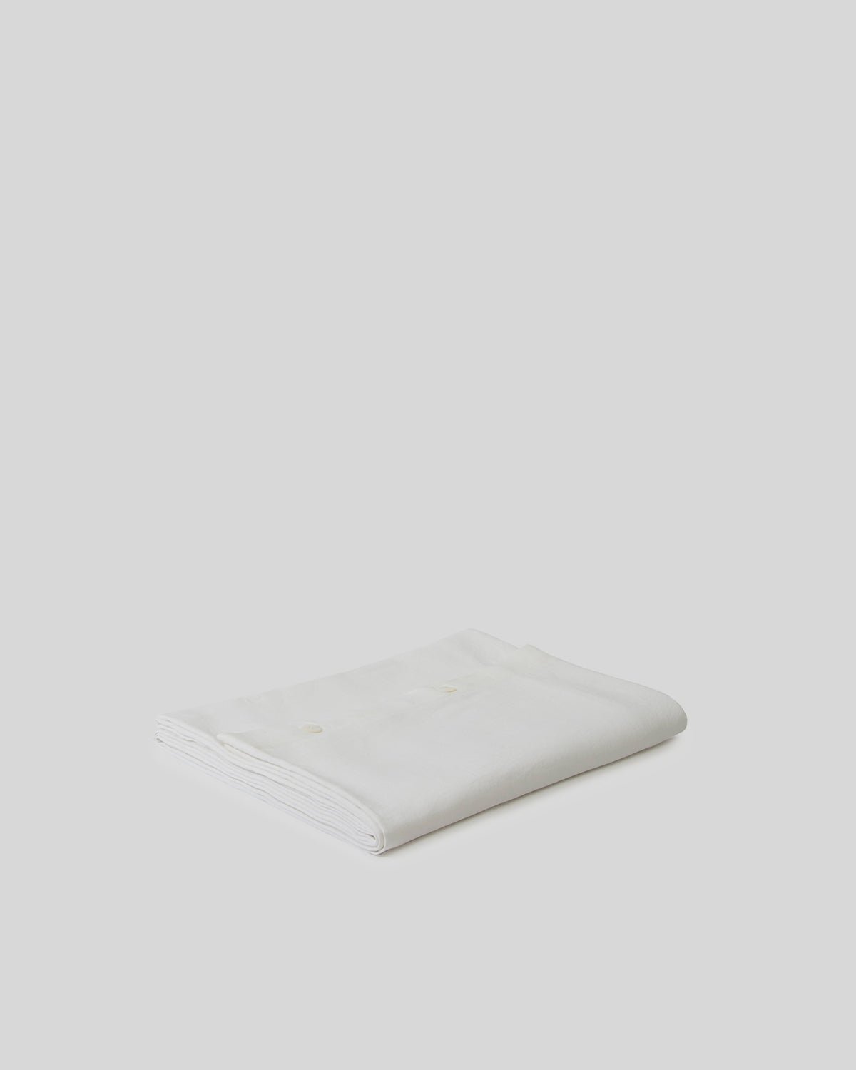 ‘Marcel’ Linen Duvet Cover (Milk) - EcoLuxe Furnishings