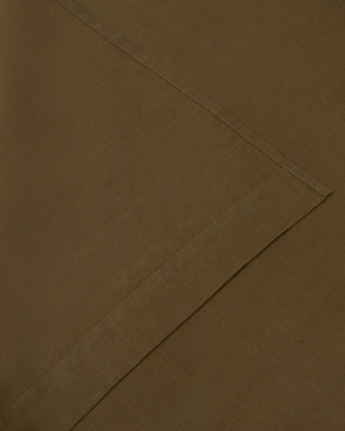 Marcel Linen Flat Sheet - Moss - EcoLuxe Furnishings