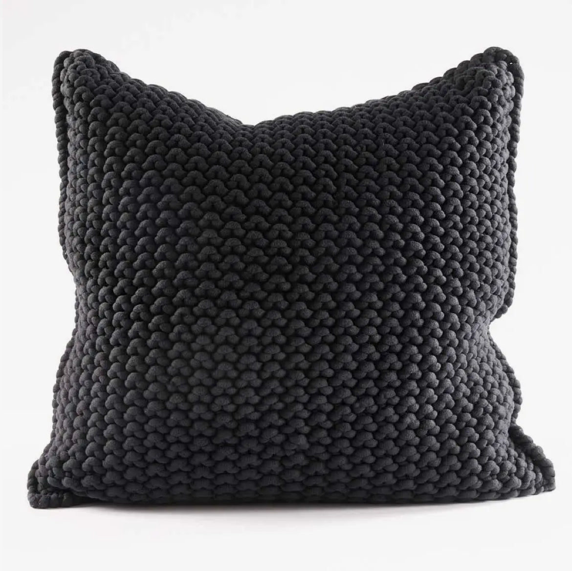 ‘Marco’ Cushion Cover (Black) - EcoLuxe Furnishings