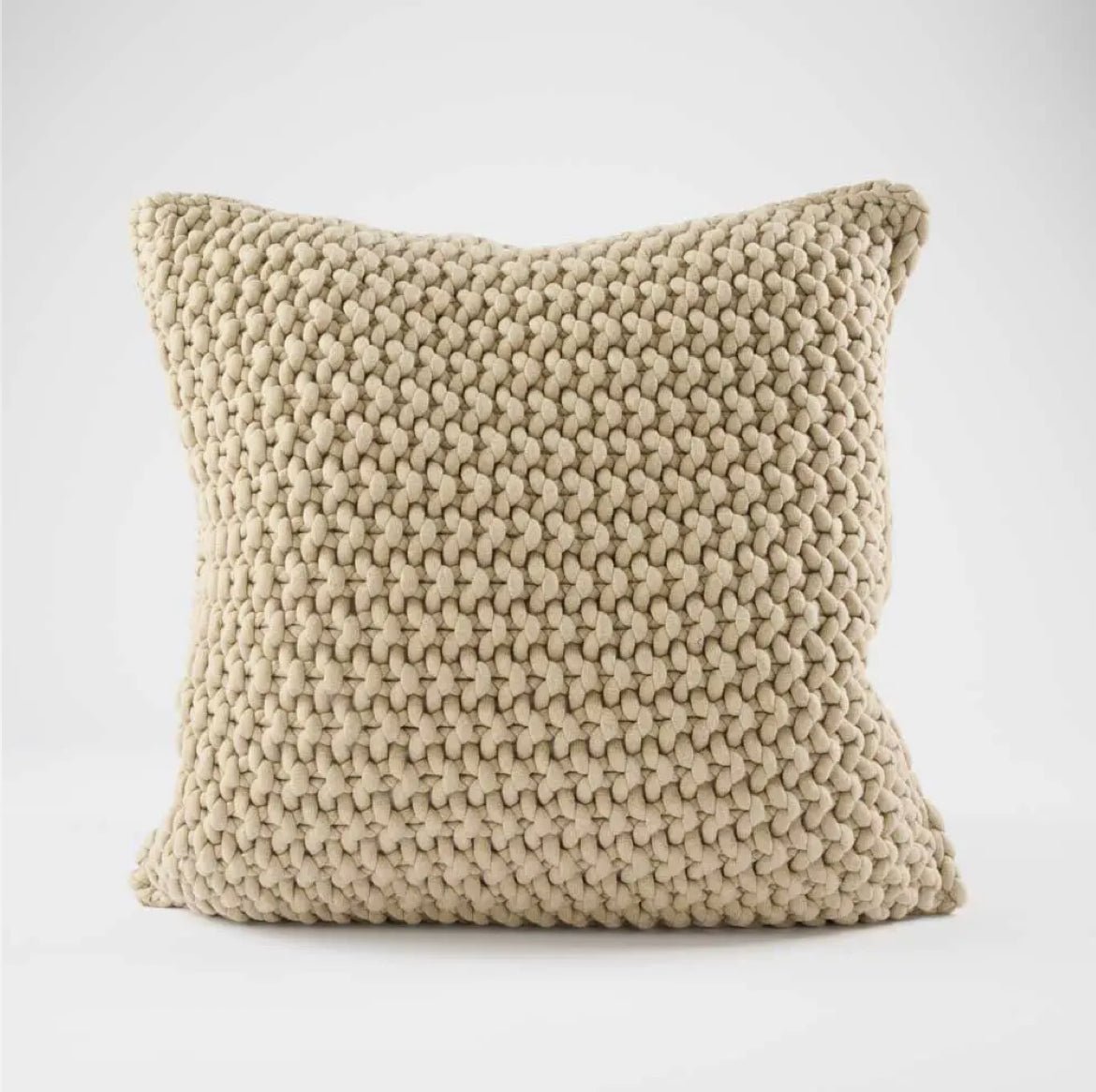 ‘Marco’ Cushion Cover (Natural) - EcoLuxe Furnishings