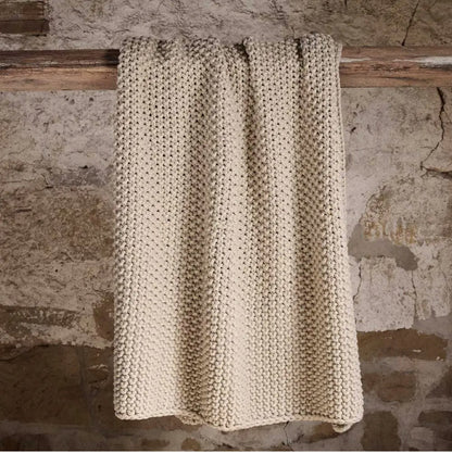 ‘Marco’ Throw (Natural) - EcoLuxe Furnishings