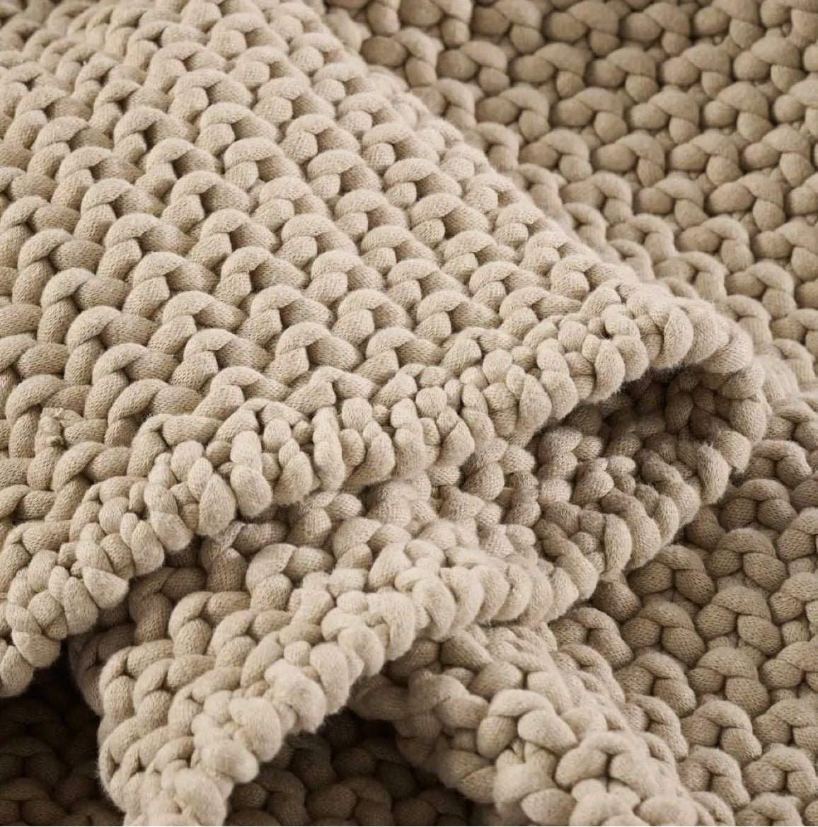 ‘Marco’ Throw (Natural) - EcoLuxe Furnishings