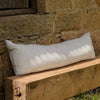 ‘Marina’ Cushion Cover (Off-White w/Ink Pinstripe) - EcoLuxe Furnishings