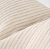 ‘Marina’ Cushion Cover (Off-White w/Natural Pinstripe) - EcoLuxe Furnishings