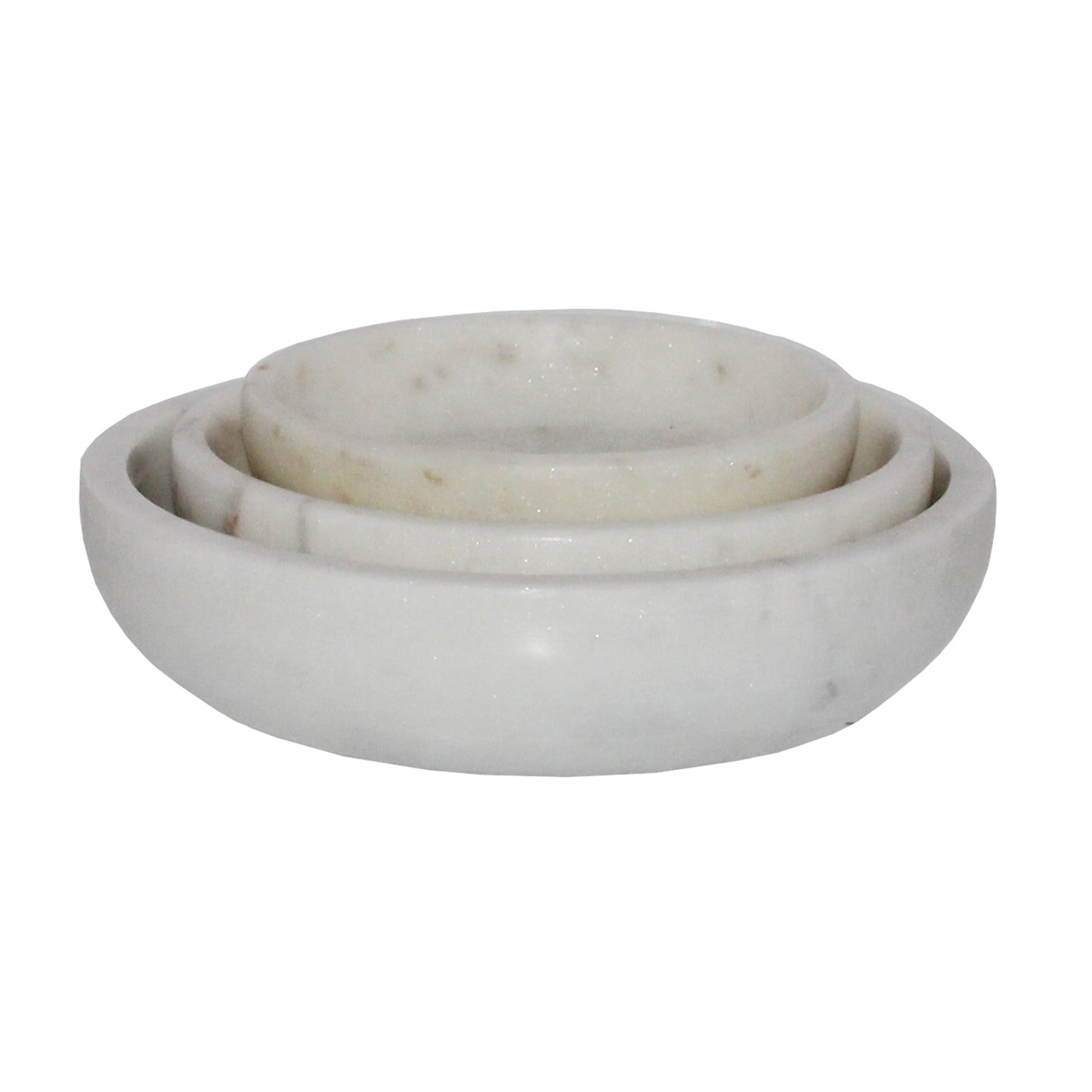 ‘Mercer’ Marble Bowls, Set of 3 - EcoLuxe Furnishings