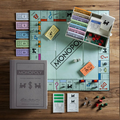 ‘Monopoly’ Vintage Bookshelf Edition - EcoLuxe Furnishings