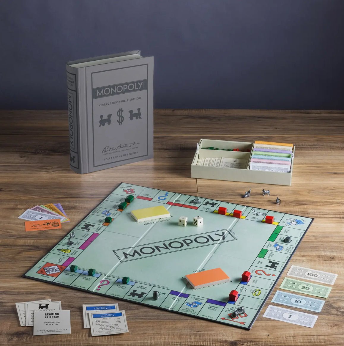 ‘Monopoly’ Vintage Bookshelf Edition - EcoLuxe Furnishings