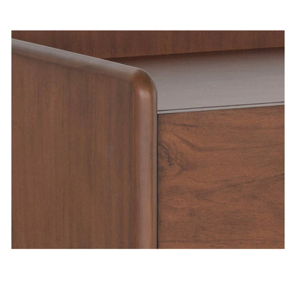 ‘Moretti’ Nightstand (Walnut) - EcoLuxe Furnishings