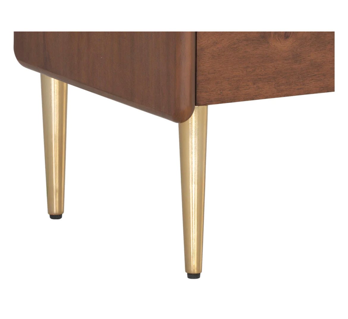 ‘Moretti’ Nightstand (Walnut) - EcoLuxe Furnishings