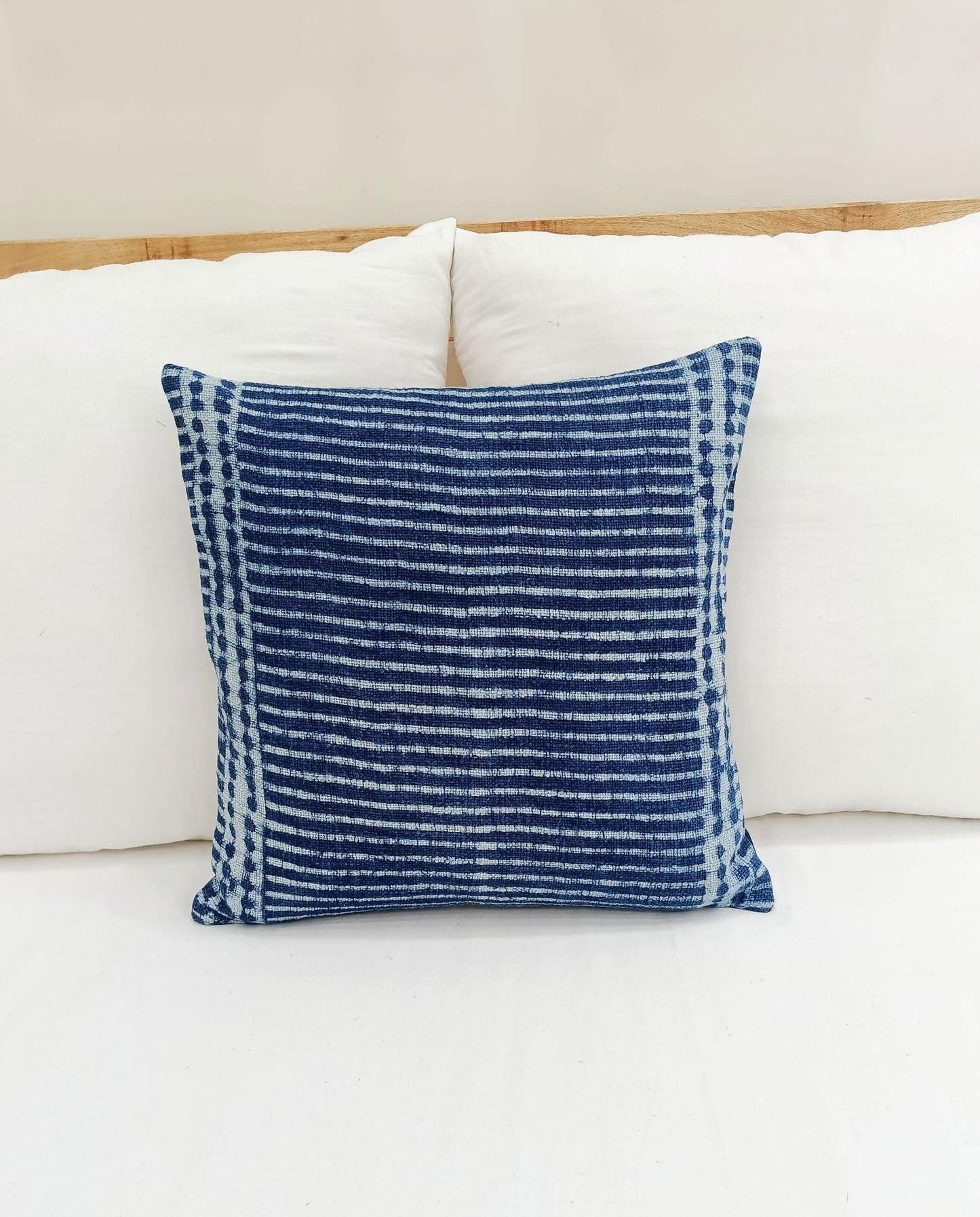 ‘Mtn Indigo’ Pillow Cover (Blue) - EcoLuxe Furnishings