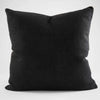 ‘Muse’ Linen Cushion Cover (Black) - EcoLuxe Furnishings