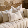 ‘Muse’ Linen Cushion Cover (Off White) - EcoLuxe Furnishings