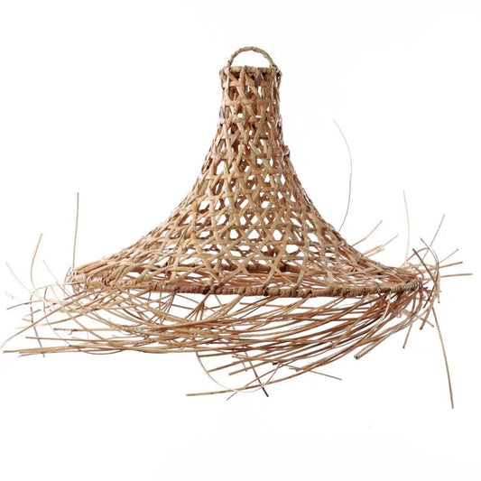 ‘Mykonos’ Pendant, Large (Natural) - EcoLuxe Furnishings