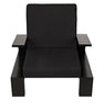 ‘Nero’ Chair (Charcoal Black) - EcoLuxe Furnishings