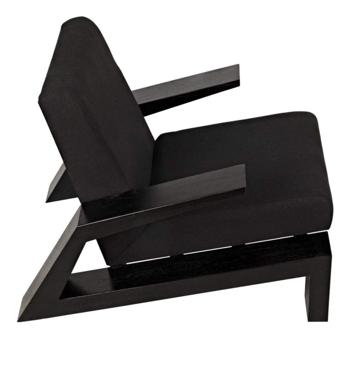 ‘Nero’ Chair (Charcoal Black) - EcoLuxe Furnishings