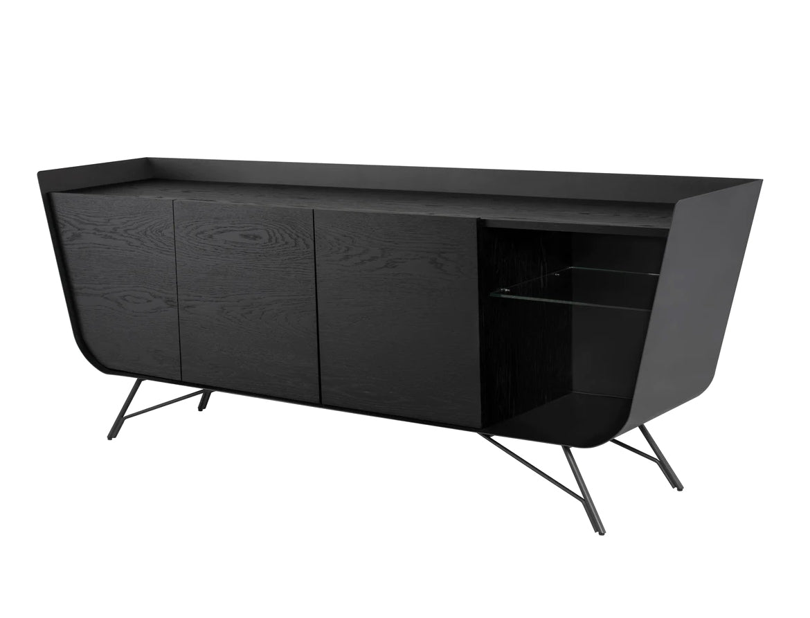 ‘Noori’ Sideboard Cabinet (Onyx) - EcoLuxe Furnishings