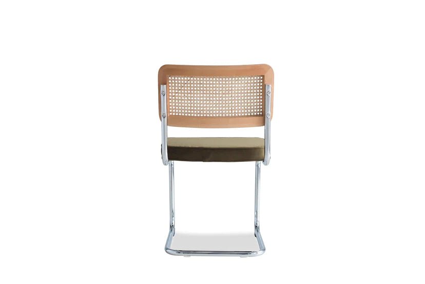‘Nora’ Dining Chair, Set of 2 (Olive Green) - EcoLuxe Furnishings