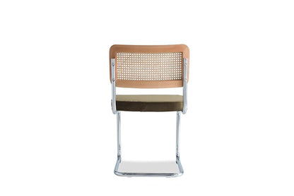 ‘Nora’ Dining Chair, Set of 2 (Olive Green) - EcoLuxe Furnishings