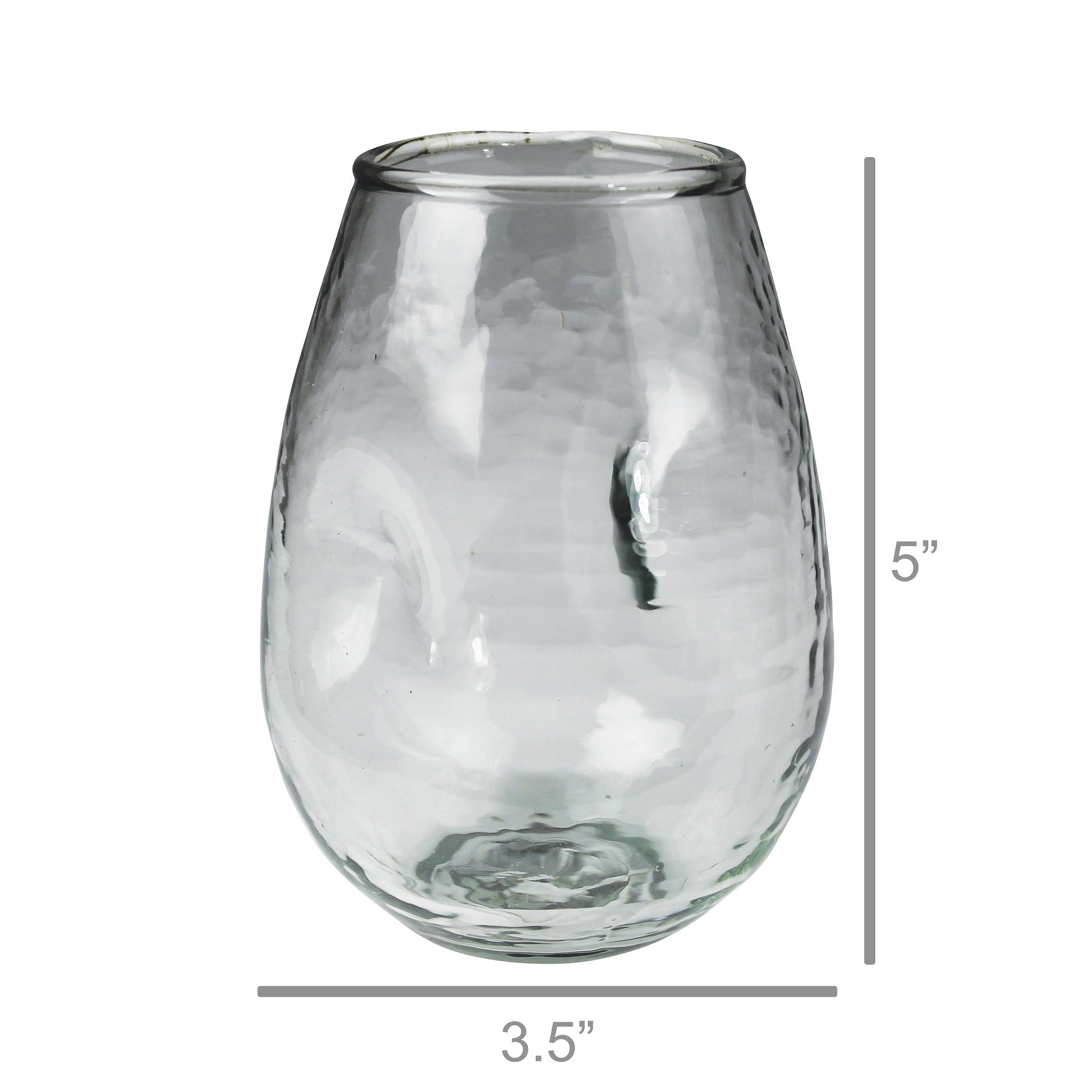 Palma Pinched Goblet (Set of 6) - EcoLuxe Furnishings