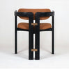 ‘Pamplona’ Dining Chair (Black, Brass + Nubuck) - EcoLuxe Furnishings