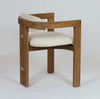 ‘Pamplona’ Dining Chair (Teak + Velvet) - EcoLuxe Furnishings