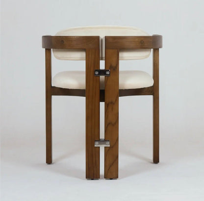 ‘Pamplona’ Dining Chair (Walnut + Velvet) - EcoLuxe Furnishings
