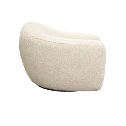 ‘Pascal’ Accent Chair, Boucle (Bone) - EcoLuxe Furnishings