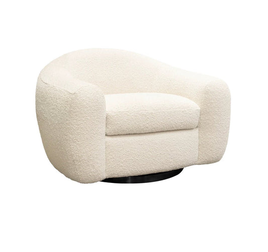 ‘Pascal’ Accent Chair, Boucle (Bone) - EcoLuxe Furnishings