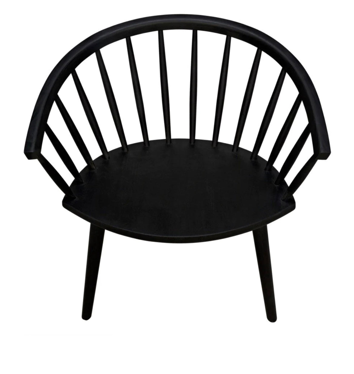 ‘Pauline’ Chair (Charcoal Black) - EcoLuxe Furnishings