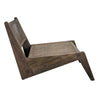 ‘Paulino’ Elm + Natural Woven Rattan Occasional Lounge Chair (Weathered Dark Brown) - EcoLuxe Furnishings