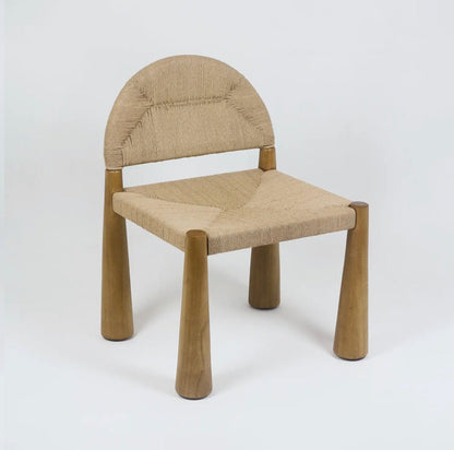 ‘Pho’ Dining Chair (Teak + Seagrass) - EcoLuxe Furnishings