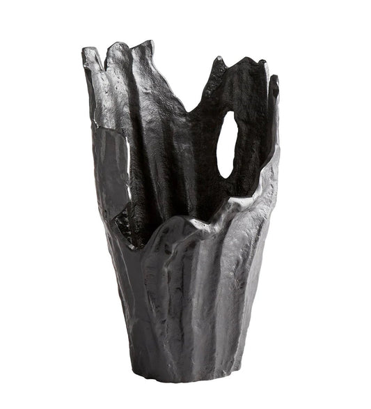 ‘Pyroclastic’ Planter, 14" Dia (Small) - EcoLuxe Furnishings