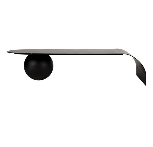 ‘Rosario’ Coffee Table (Black Metal) - EcoLuxe Furnishings