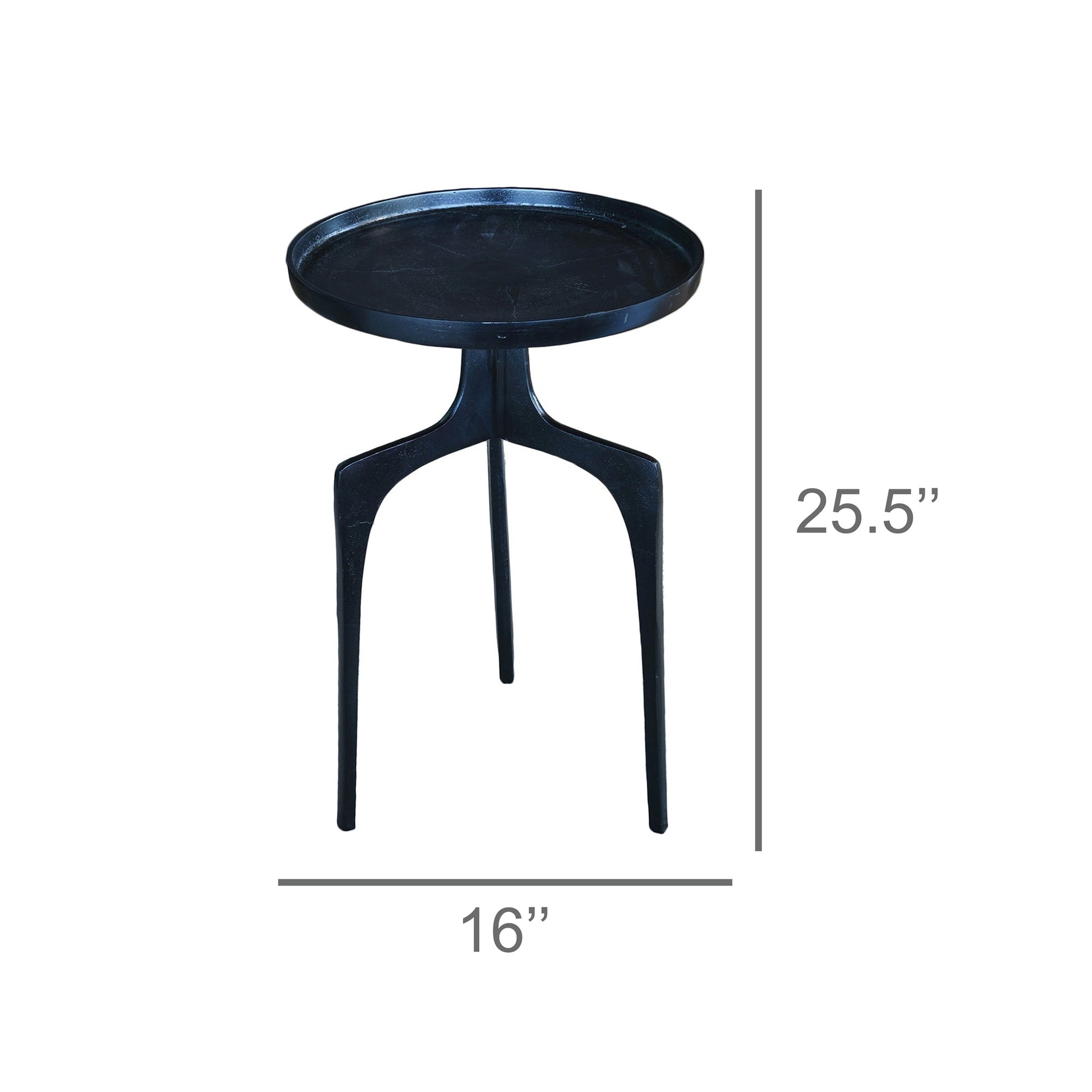 ‘Rothko’ End Table (Bronze) - EcoLuxe Furnishings