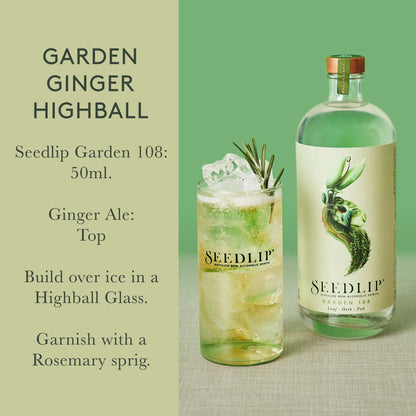 Seedlip Garden 108 Non-alcoholic Spirits - EcoLuxe Furnishings