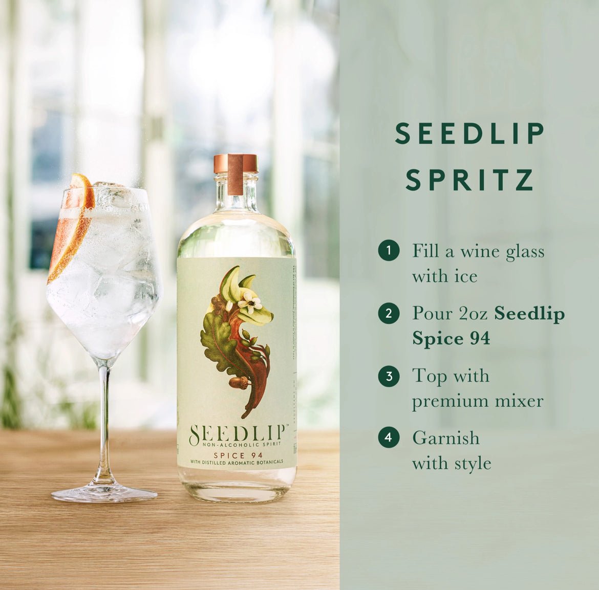 Seedlip ‘Spice 94’ | Non-Alcoholic Spirits - EcoLuxe Furnishings