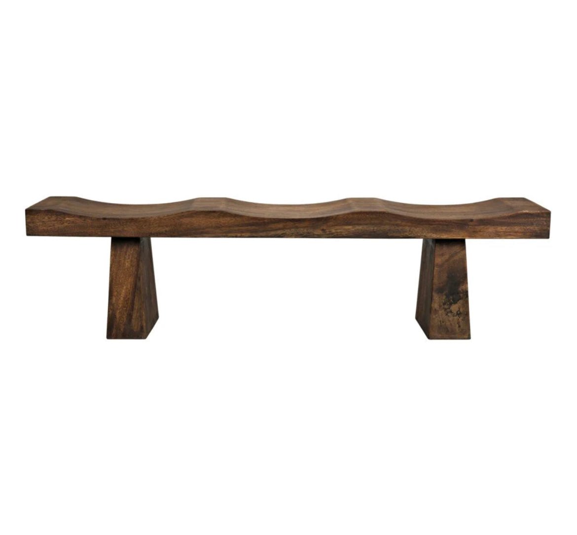 ‘Shibumi’ Bench (Munggur Wood) - EcoLuxe Furnishings
